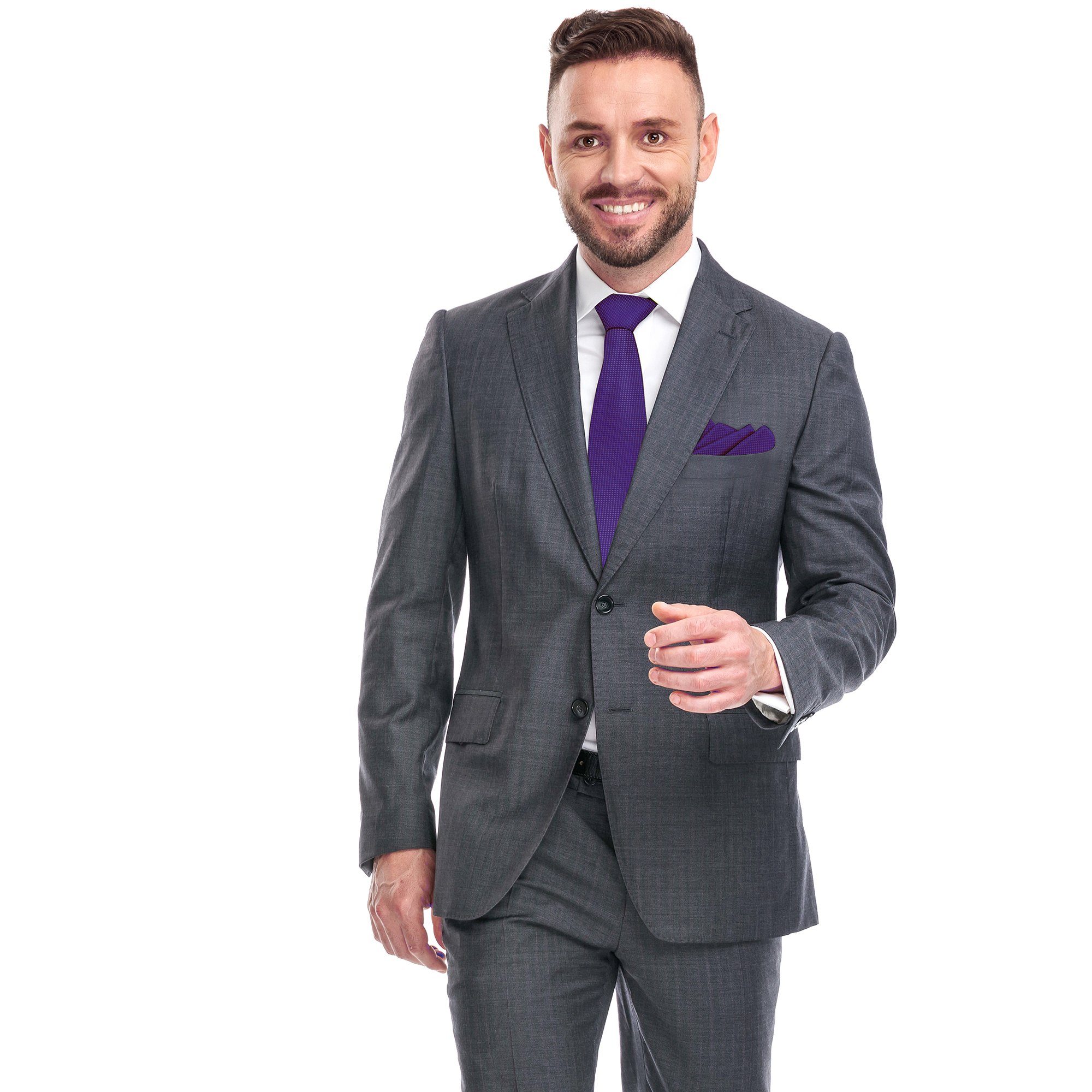 GASSANI Krawatte Karo Hochzeitskrawatte Tuch Festlich günstig online kaufen