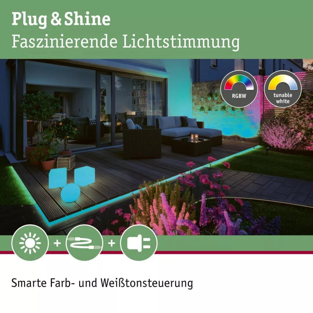 Paulmann LED Gartenstrahler "Plug & Shine Stripe Smooth Einzelstripe IP67 R günstig online kaufen