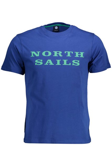 North Sails T-Shirt Herren T-Shirt Blau: Kurzarm, Rundhals, Natürliche günstig online kaufen