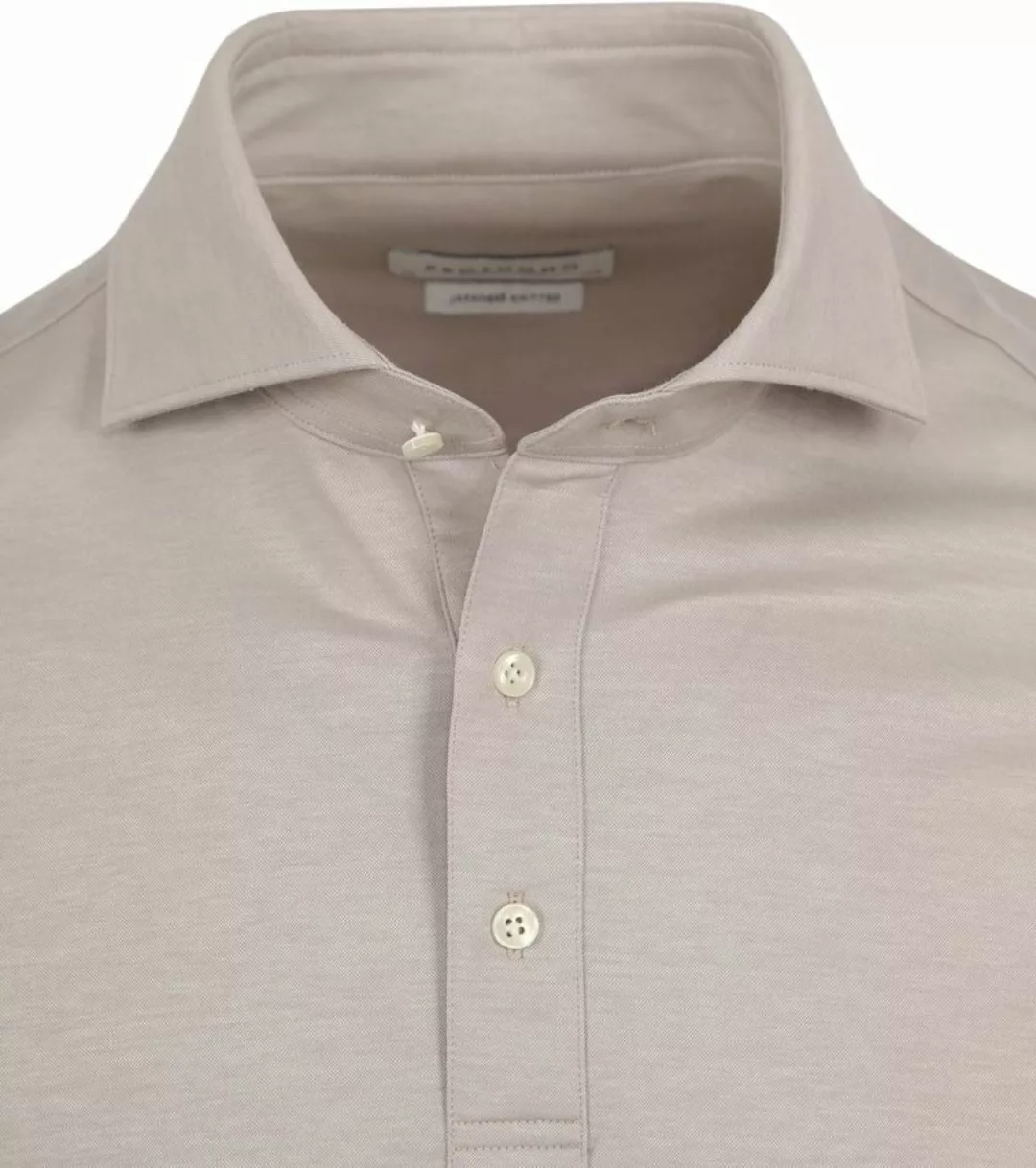 Profuomo Camiche Poloshirt Beige - Größe 40 günstig online kaufen