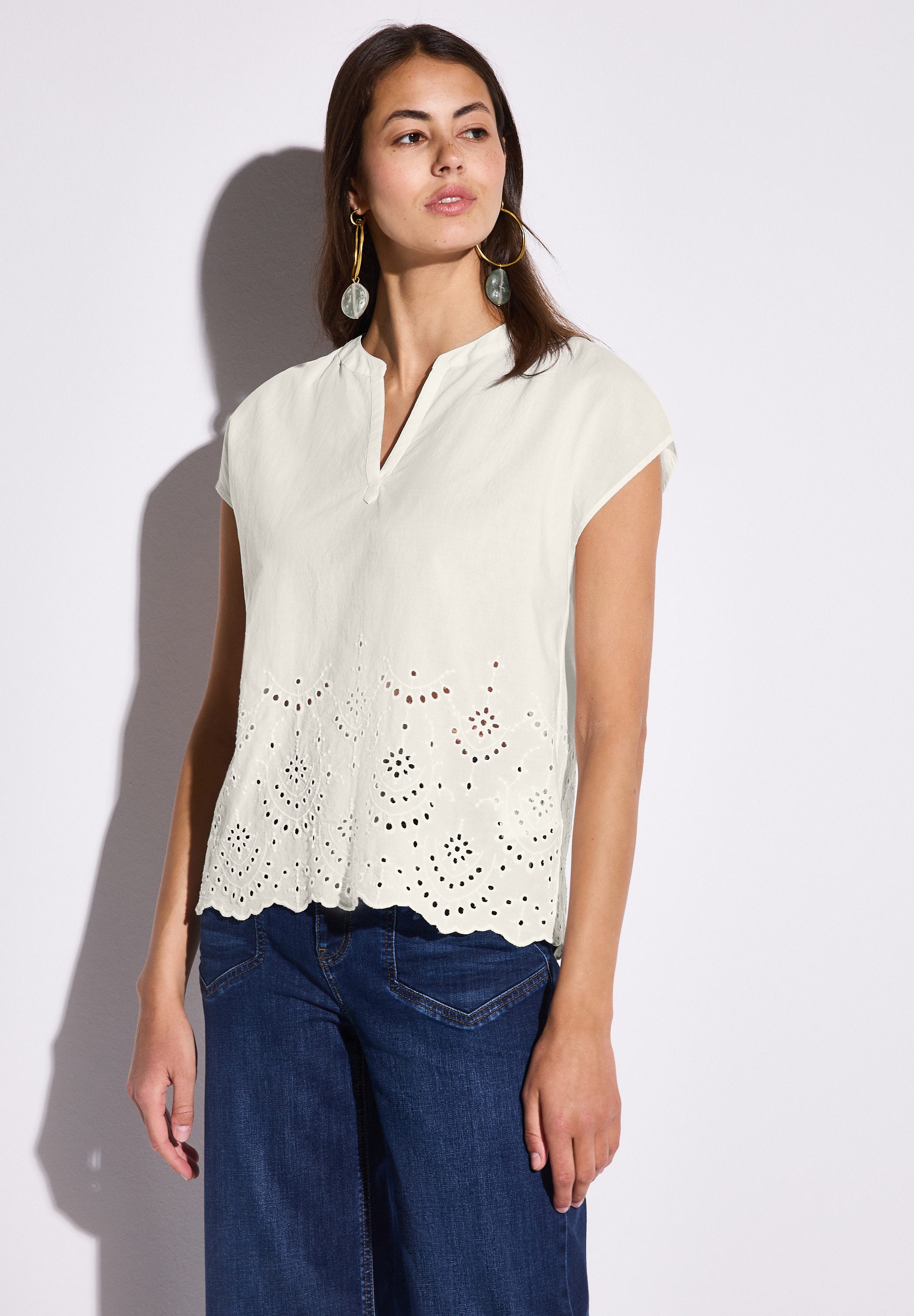 STREET ONE Shirtbluse, aus reiner Baumwolle günstig online kaufen