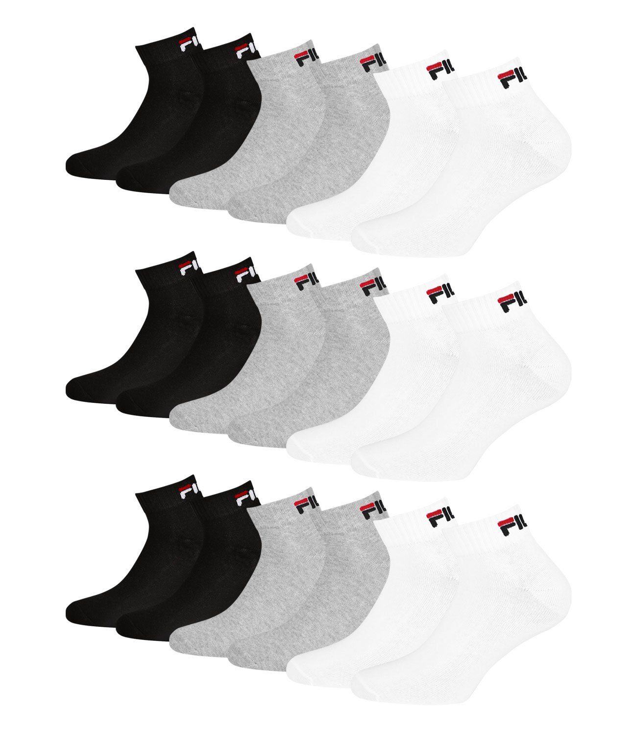 Fila Sportsocken Quarter Socken (9-Paar) mit günstig online kaufen