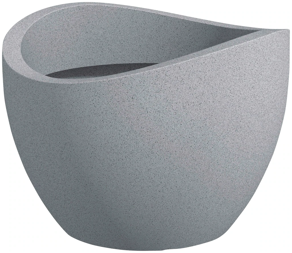 Scheurich Pflanzgefäß Wave Globe Ø 60 cm Stony-Grey günstig online kaufen