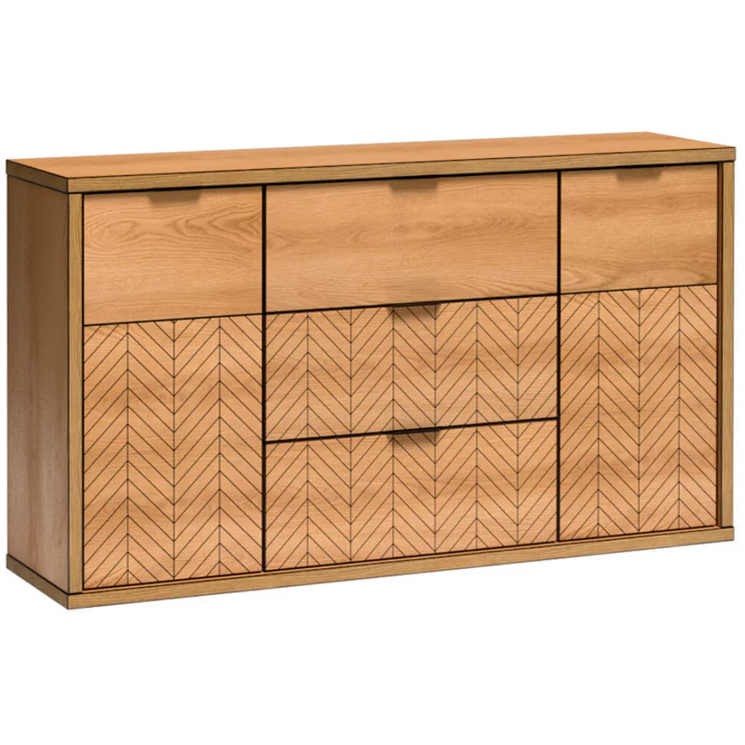 Sideboard modern in Eiche FABRIANO-161 günstig online kaufen