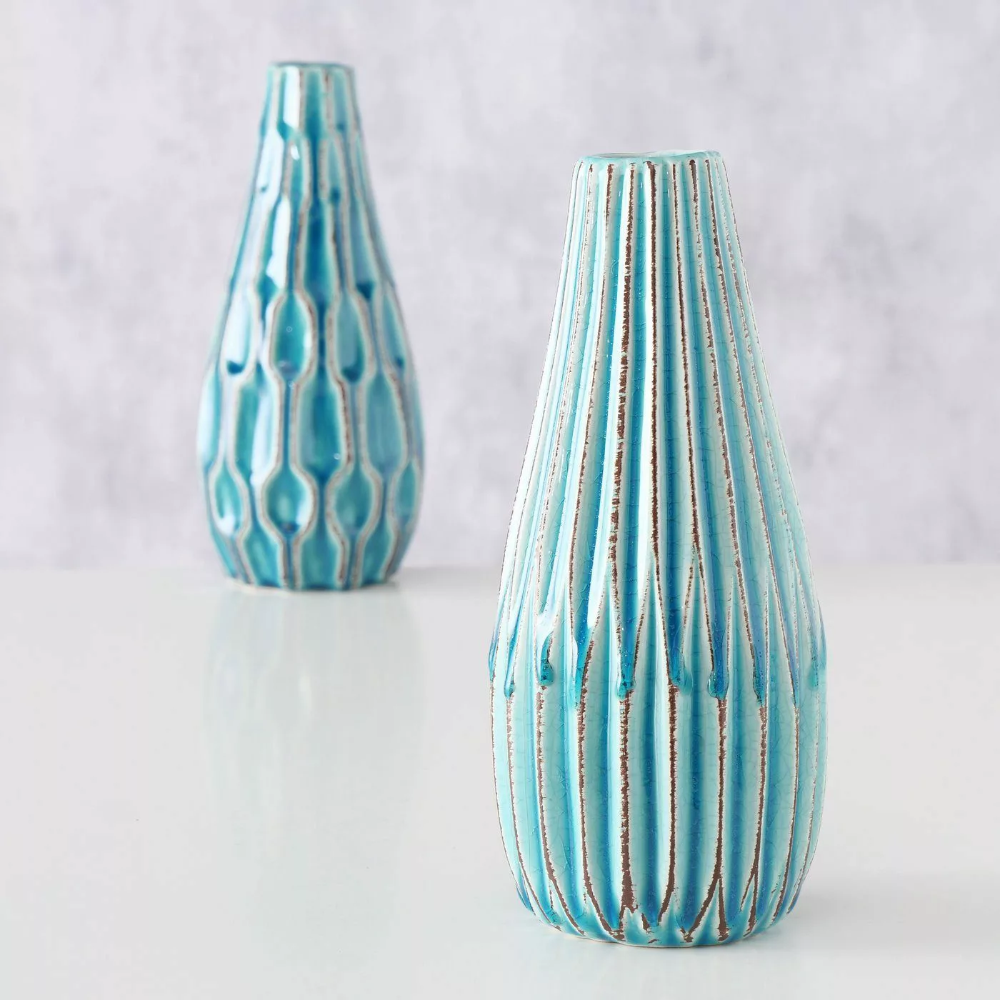BOLTZE Tischvase Boltze, 2er-Set Vase Lenja, günstig online kaufen