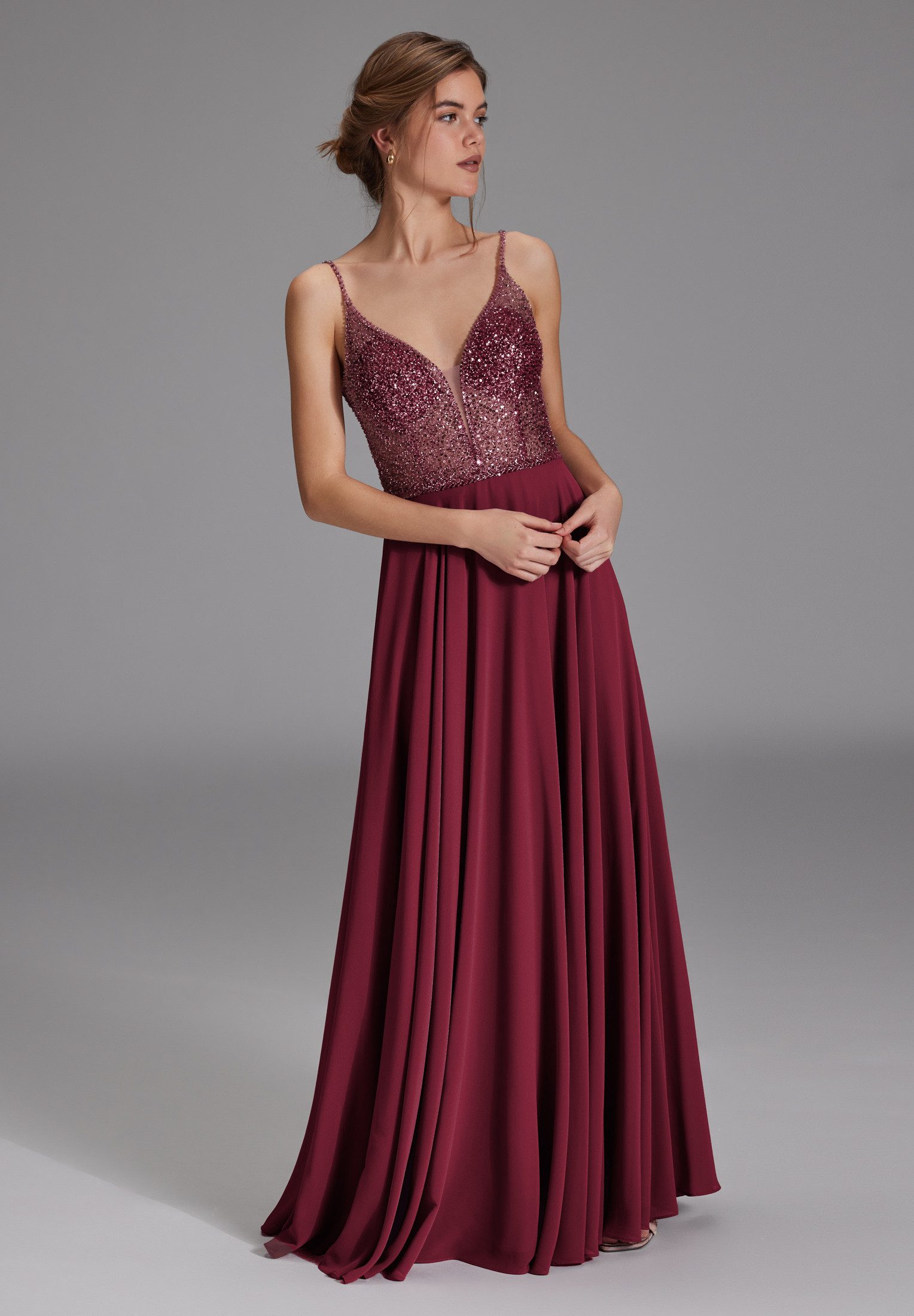 hey kyla Abendkleid Taillierter Schnitt mit günstig online kaufen