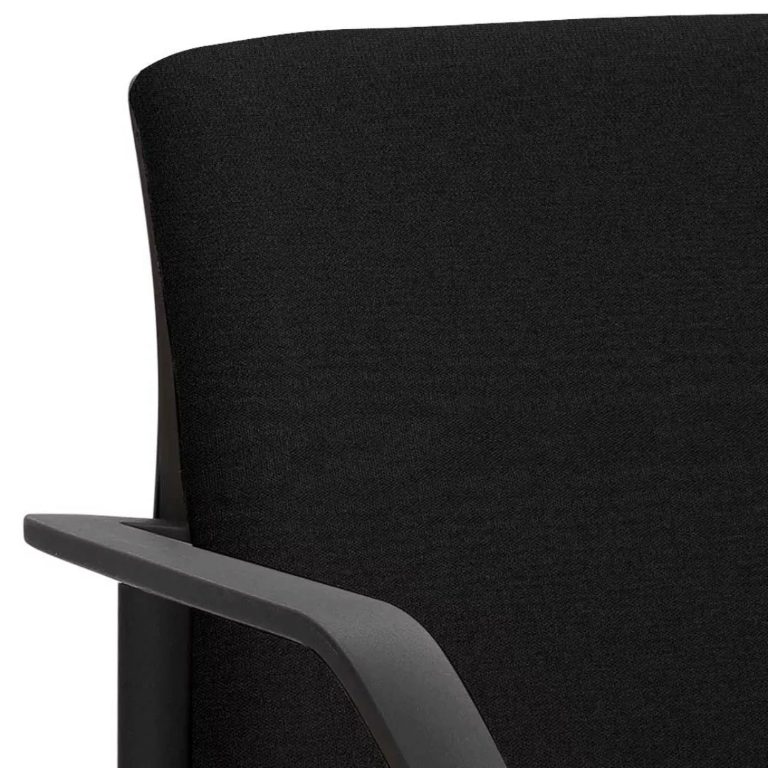 Freischwinger Stuhl stapelbar Bezug aus Webstoff günstig online kaufen