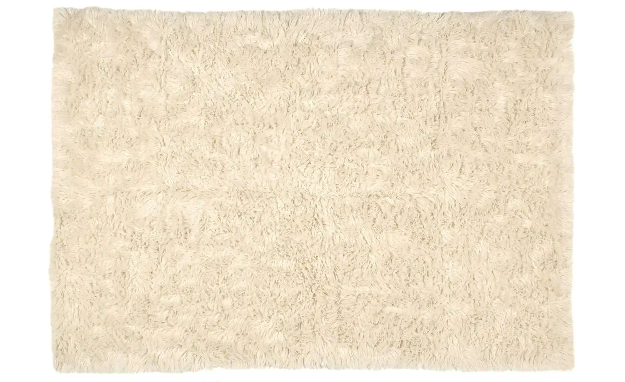 THEKO Flokati Wollteppich  Flokos ¦ beige ¦ Wolle ¦ Maße (cm): B: 60 H: 4 T günstig online kaufen