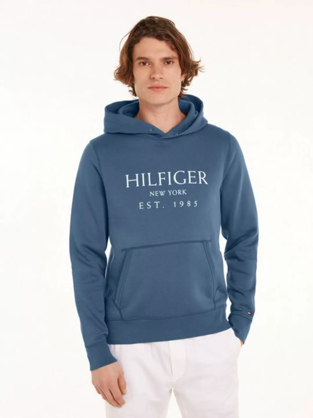 Tommy Hilfiger Hoodie "BIG HILFIGER HOODY", mit kontrastfarbenen Print günstig online kaufen