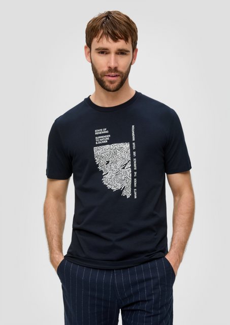 s.Oliver Kurzarmshirt T-Shirt mit Grafik-Print günstig online kaufen