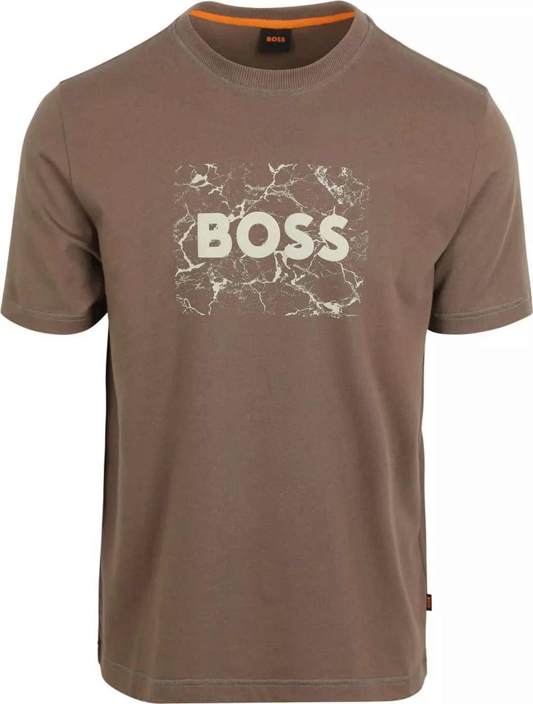 BOSS T-shirt Logo Braun - Größe XL günstig online kaufen