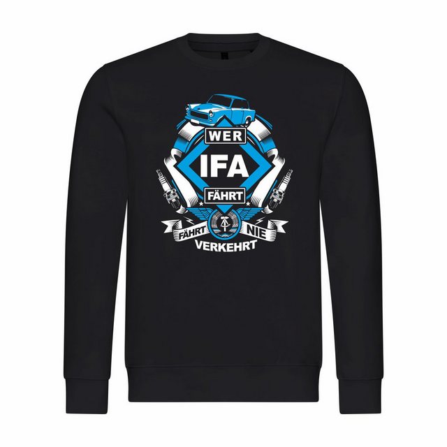 deinshirt Rundhalspullover Herren Sweatshirt Wer IFA fährt fährt nie verkeh günstig online kaufen