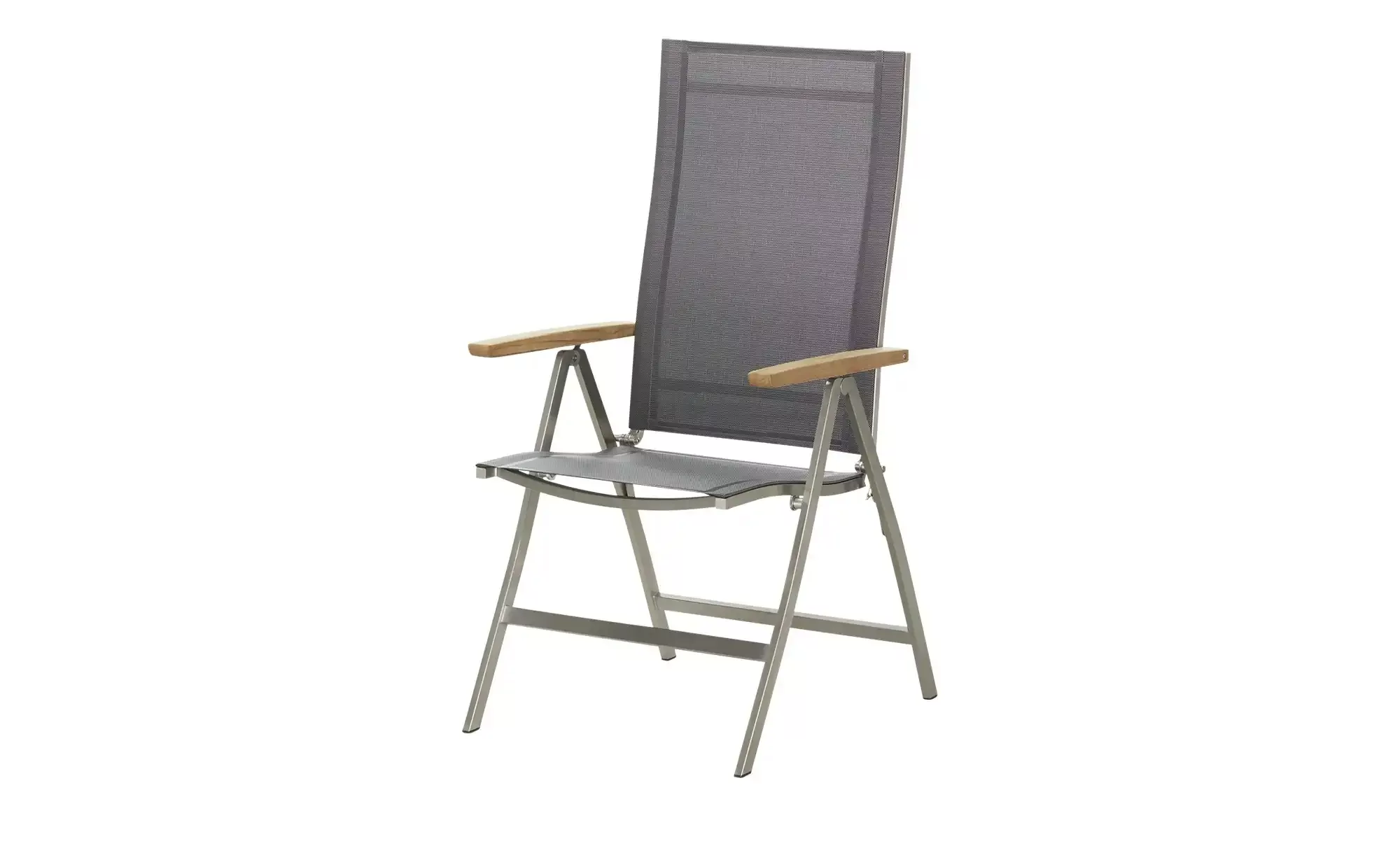 a casa mia Klappsessel  London - grau - 58,5 cm - 114 cm - 67 cm - Garten > günstig online kaufen