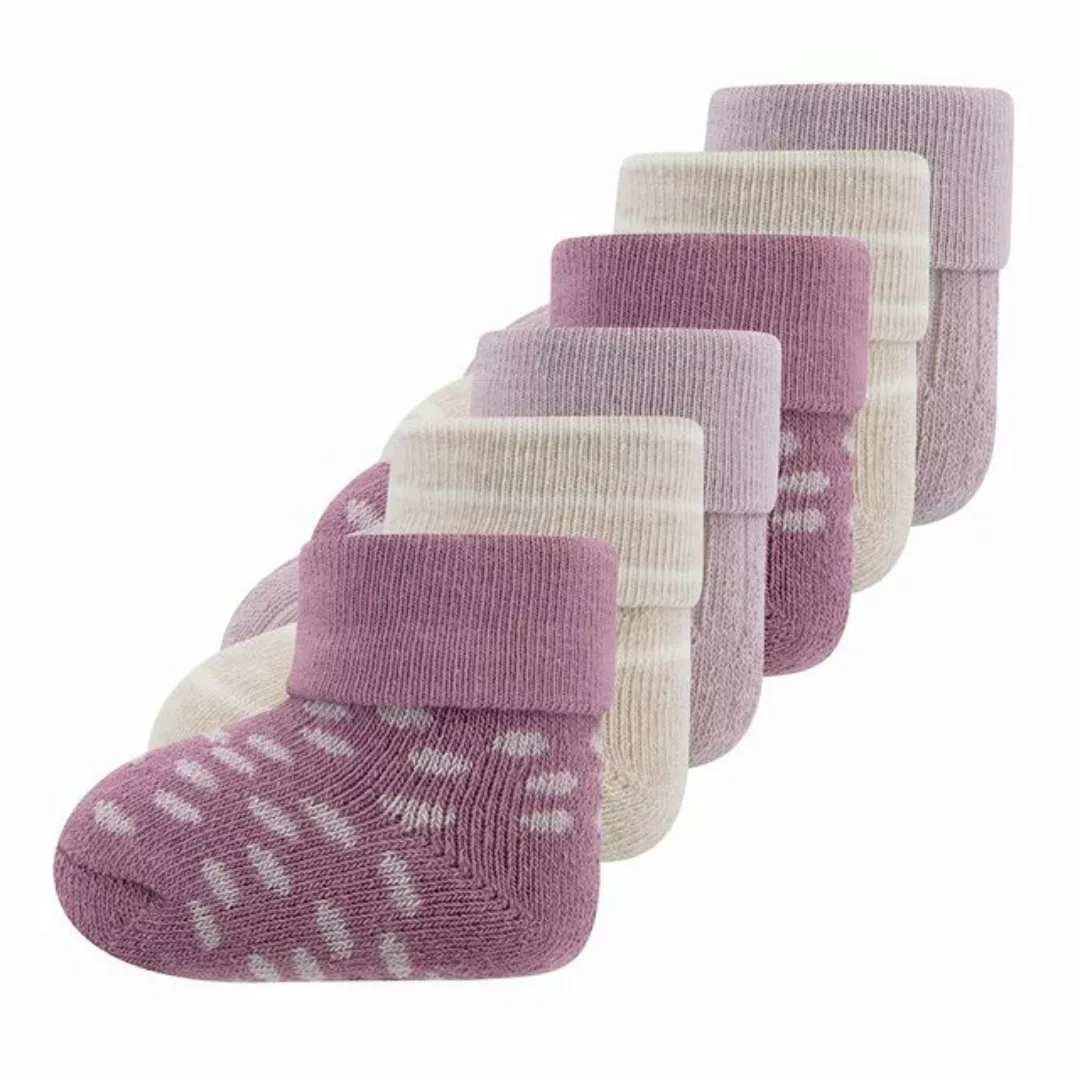 Ewers Socken Newborn Socken Rippe/Punkte (6-Paar) günstig online kaufen