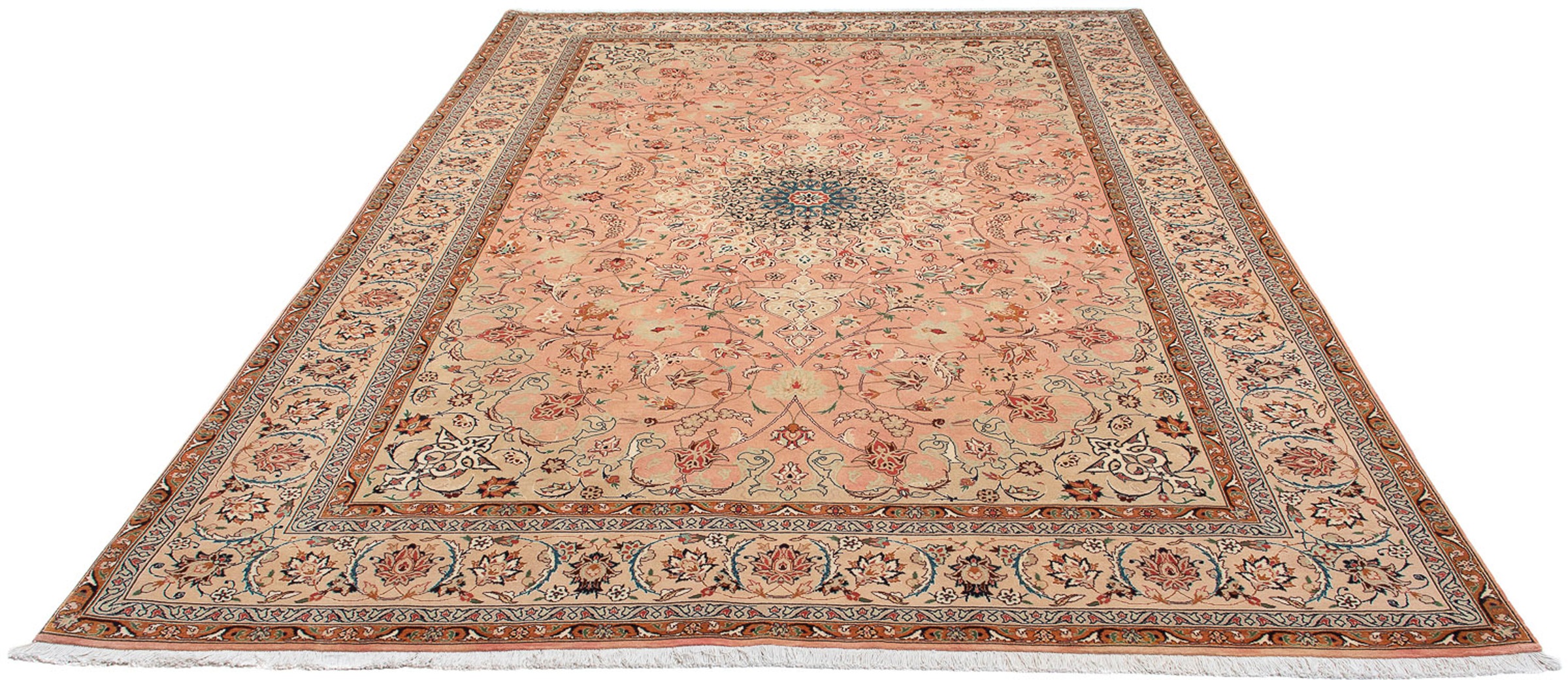 morgenland Orientteppich »Perser - Täbriz - Royal - 300 x 203 cm - rosa«, r günstig online kaufen