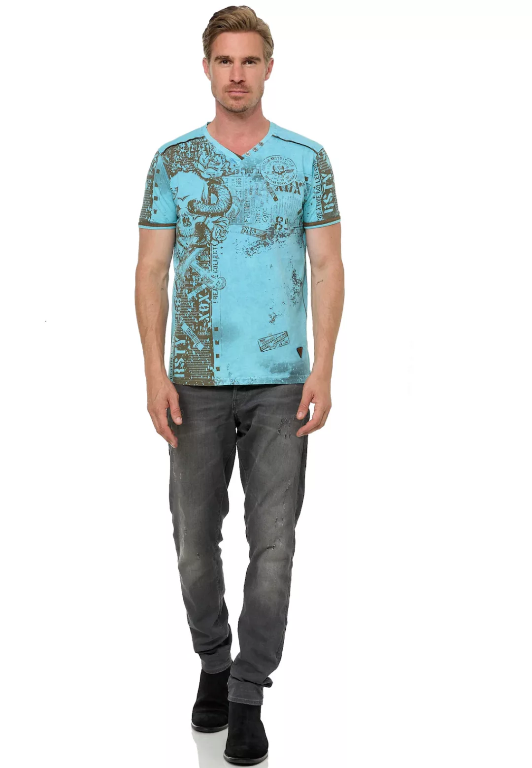 Rusty Neal T-Shirt "Rusty Neal T-Shirt", mit coolem Allover-Print günstig online kaufen