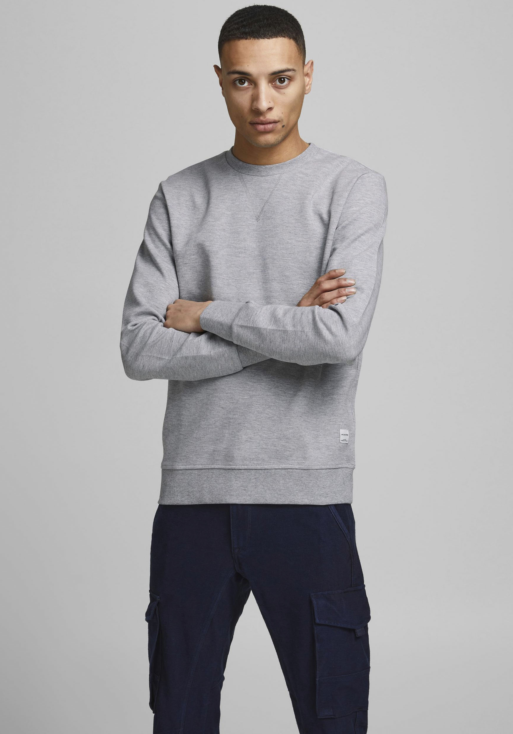 Jack & Jones Herren Sweatshirt JJEBASIC SWEAT CREW NECK günstig online kaufen