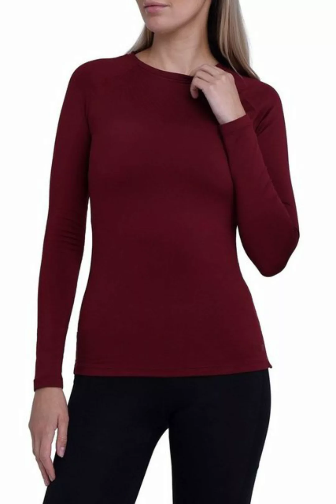 TCA Langarmshirt Damen Thermo-Laufshirt, Langarm, Kompressions Laufoberteil günstig online kaufen
