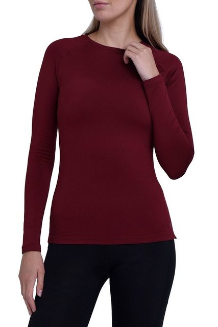 TCA Langarmshirt TCA Damen Thermo-Laufshirt - Cabernet, XS (1-tlg) günstig online kaufen