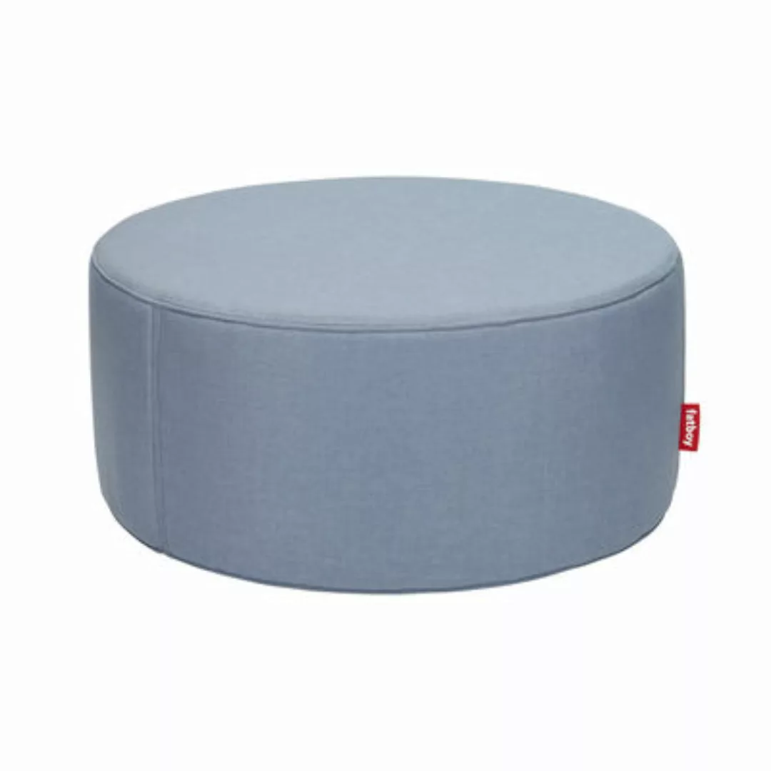 Sitzkissen Pfffh textil blau Stoff blau / Für den Außenbereich - Ø 90 x H 4 günstig online kaufen