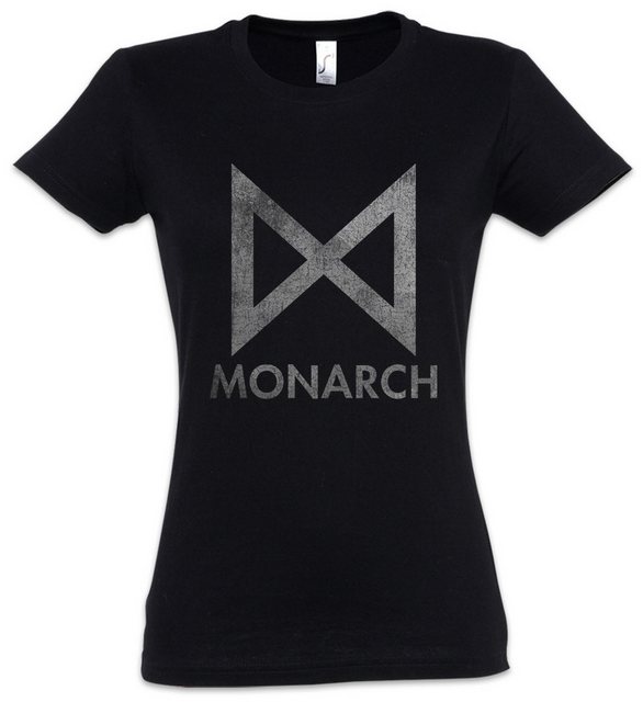 Urban Backwoods Print-Shirt Monarch Logo Damen T-Shirt Symbol Sign Logo Zei günstig online kaufen