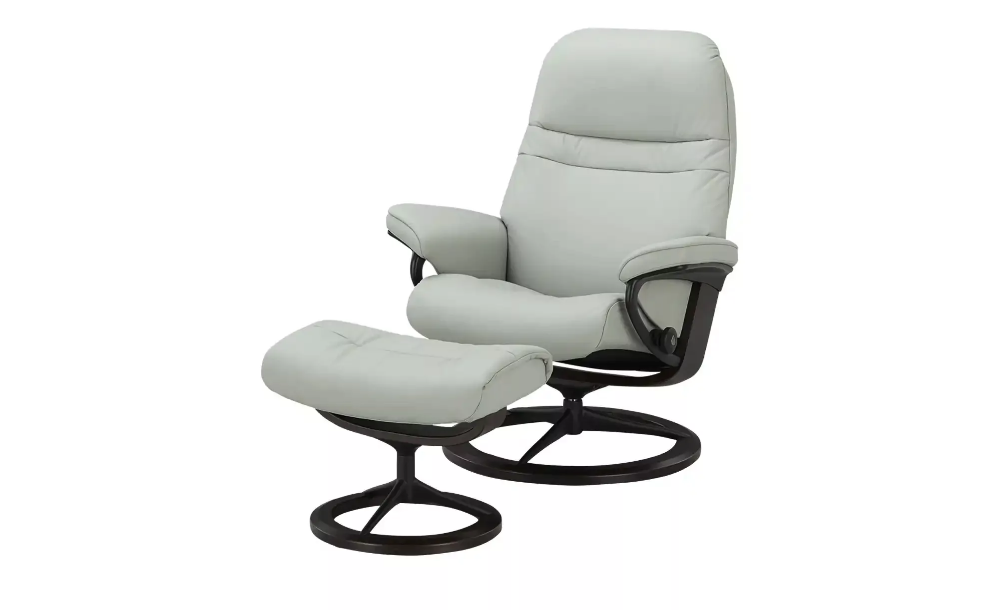 Stressless Relaxsessel mit Hocker aus Leder Signature M ¦ blau Polstermöbel günstig online kaufen