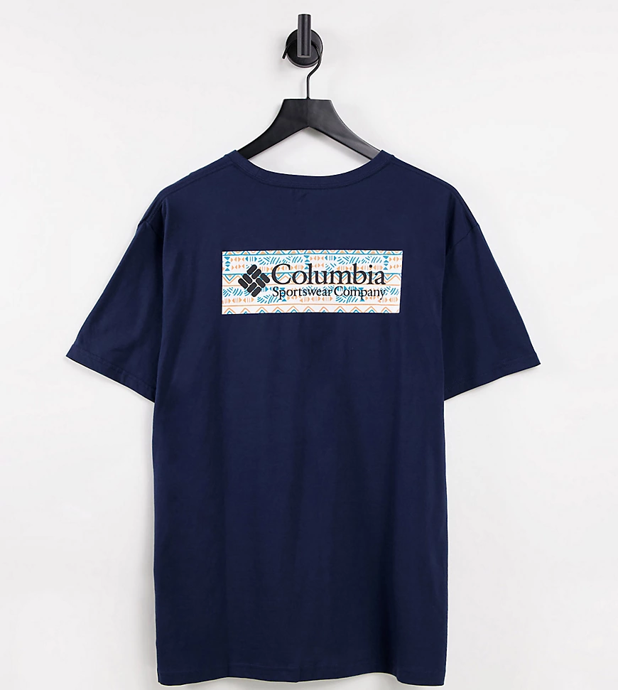 Columbia – North Cascades – T-Shirt in Marineblau mit Rückenprint, exklusiv günstig online kaufen