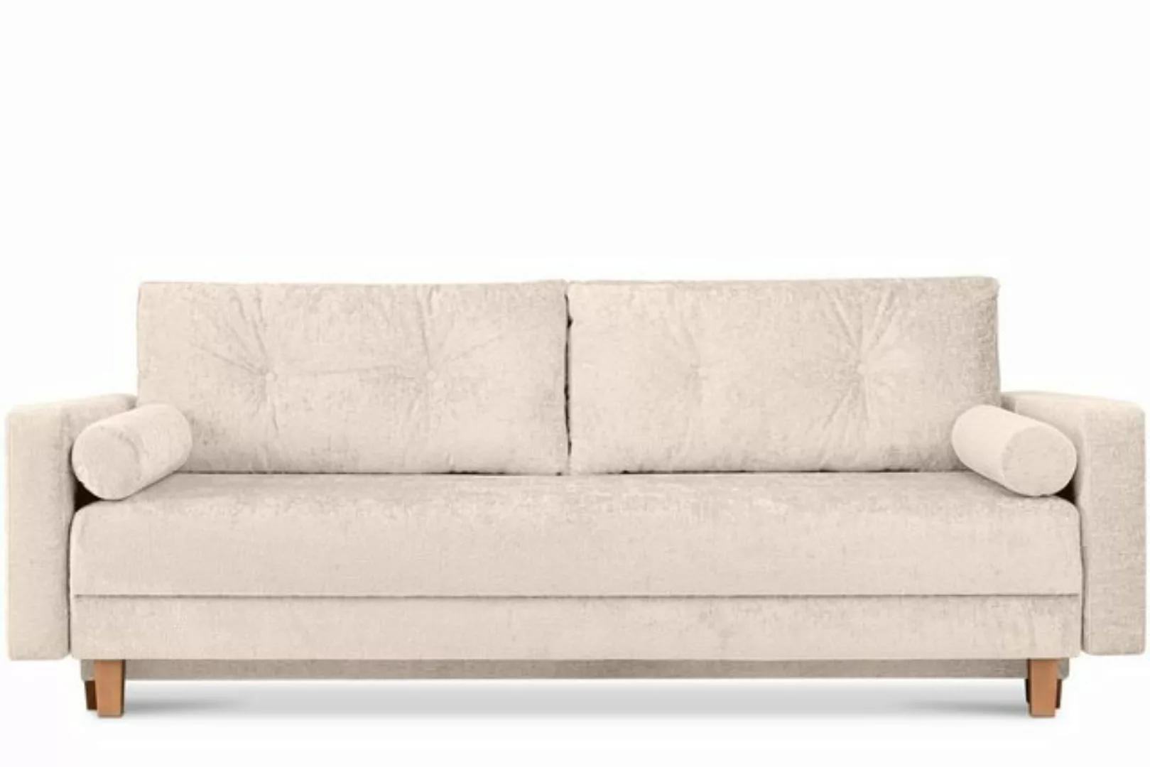 KONSIMO® Schlafsofa ERISO Sofa 3-Personen, Liegfläche 196x150 cm, Chenille- günstig online kaufen