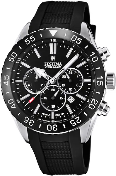 Festina Chronograph »F20515/2«, Armbanduhr, Quarzuhr, Herrenuhr, Stoppfunkt günstig online kaufen