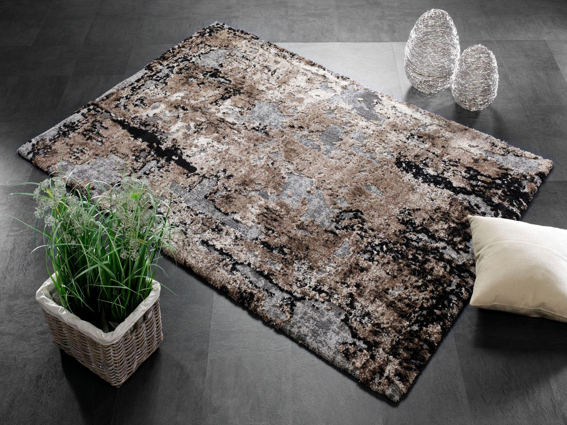OCI DIE TEPPICHMARKE Teppich »Juwel Liray«, rechteckig, 20 mm Höhe, Kurzflo günstig online kaufen