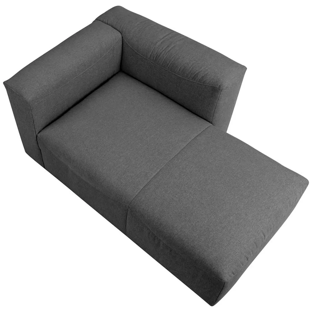 Recamiere Element Modulsofa in Anthrazit Made in Germany günstig online kaufen