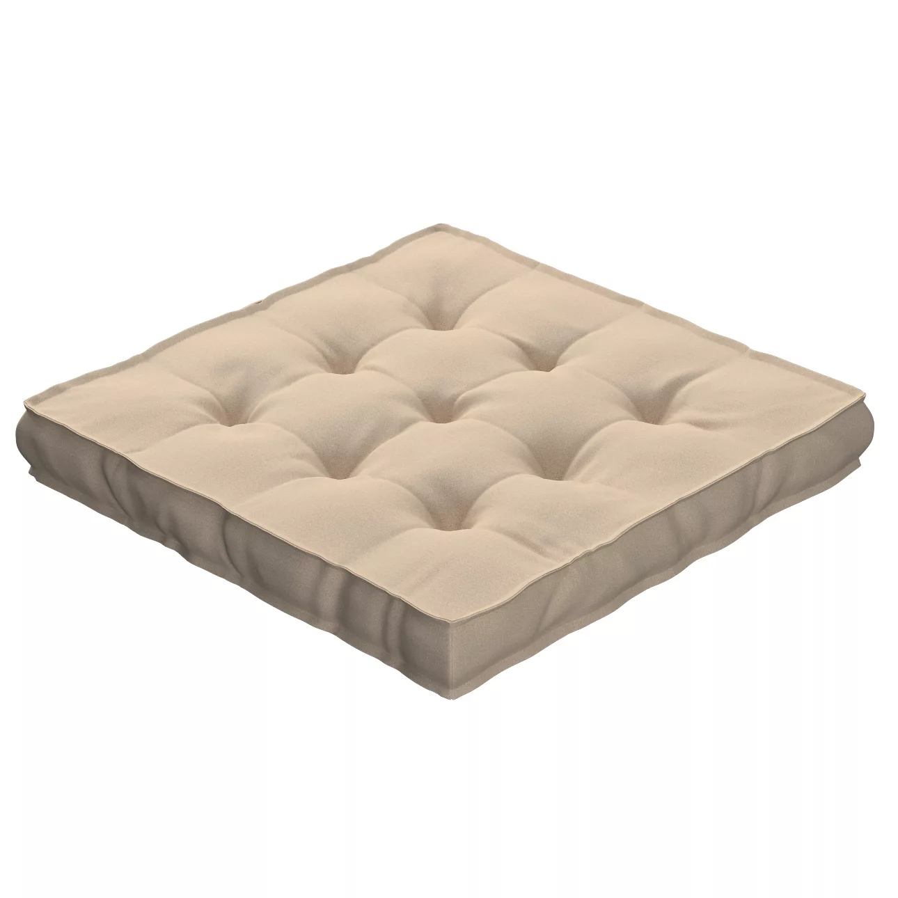 Sitzkissen Jacob mit Handgriff, creme-beige, 50 x 50 x 10 cm, Living (106-1 günstig online kaufen