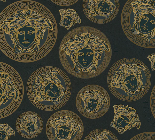 Versace Vliestapete »Wallpaper Versace 5 Medusakopf«, leicht glänzend-gemus günstig online kaufen