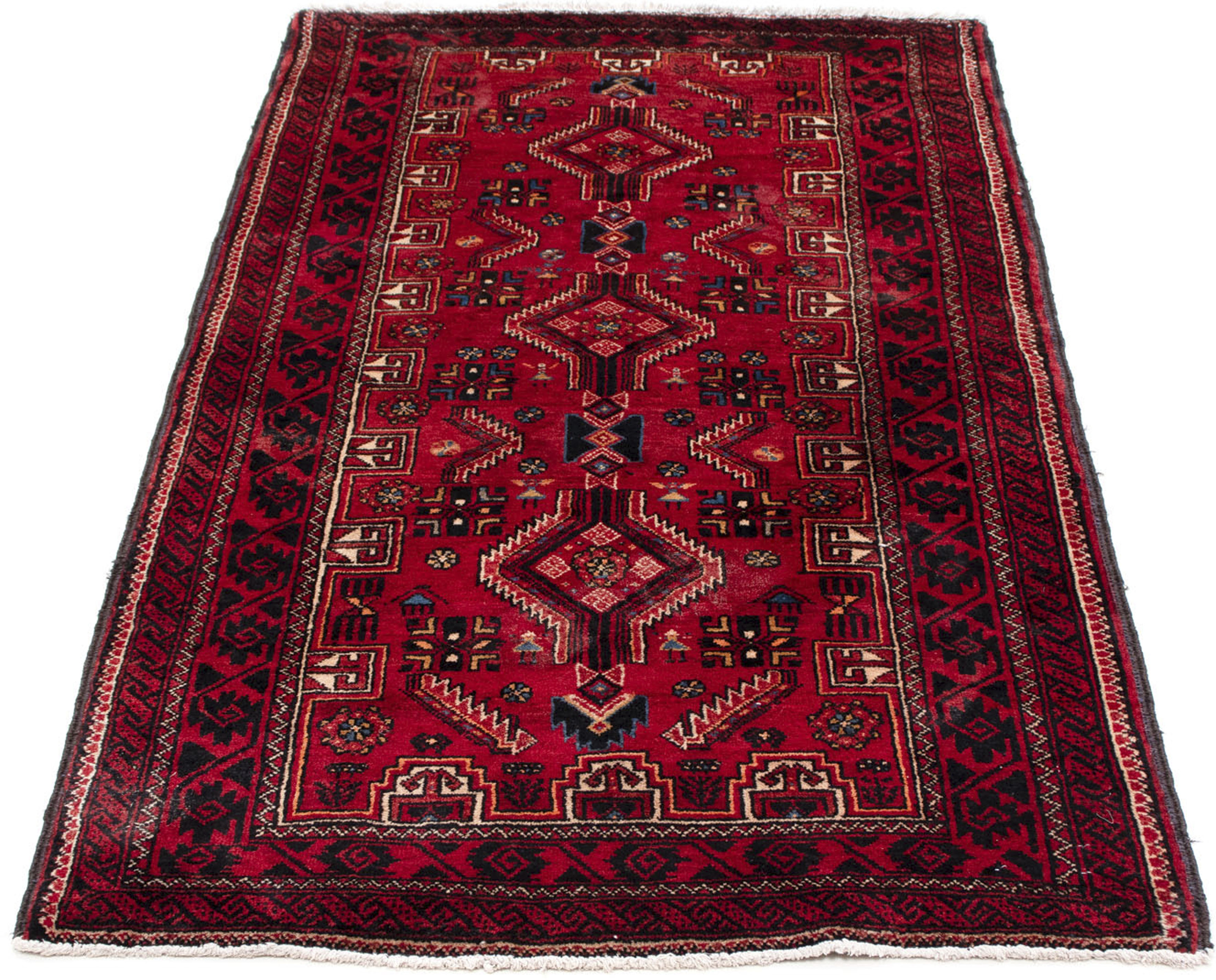 morgenland Orientteppich »Belutsch - 172 x 86 cm - rot«, rechteckig, Wohnzi günstig online kaufen