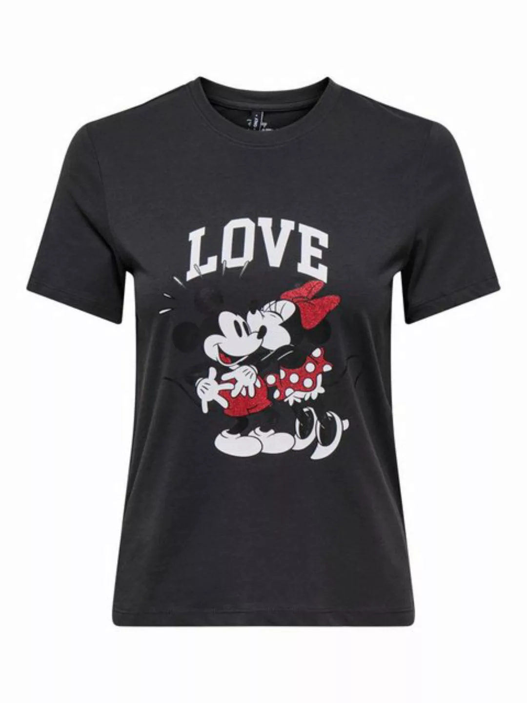 ONLY Kurzarmshirt ONLMICKEY LIFE REG S/S VALENTINE TOP JRS mit Mickey und M günstig online kaufen