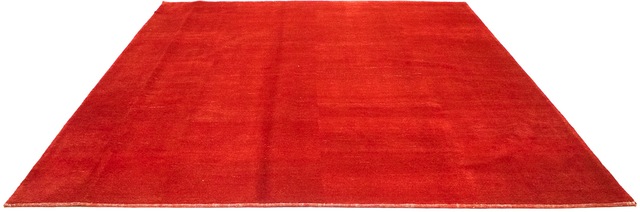 morgenland Wollteppich »Gabbeh - Perser - 288 x 262 cm - dunkelrot«, rechte günstig online kaufen