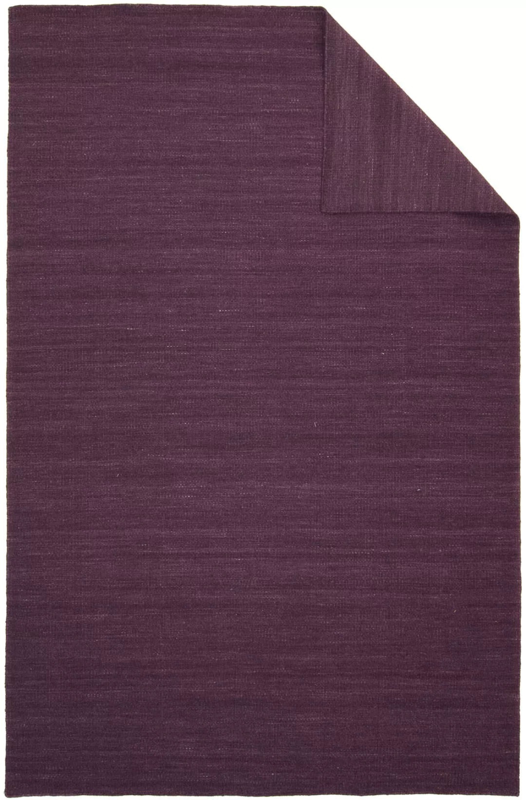 morgenland Wollteppich »Kelim Teppich handgewebt lila«, rechteckig, Kurzflo günstig online kaufen