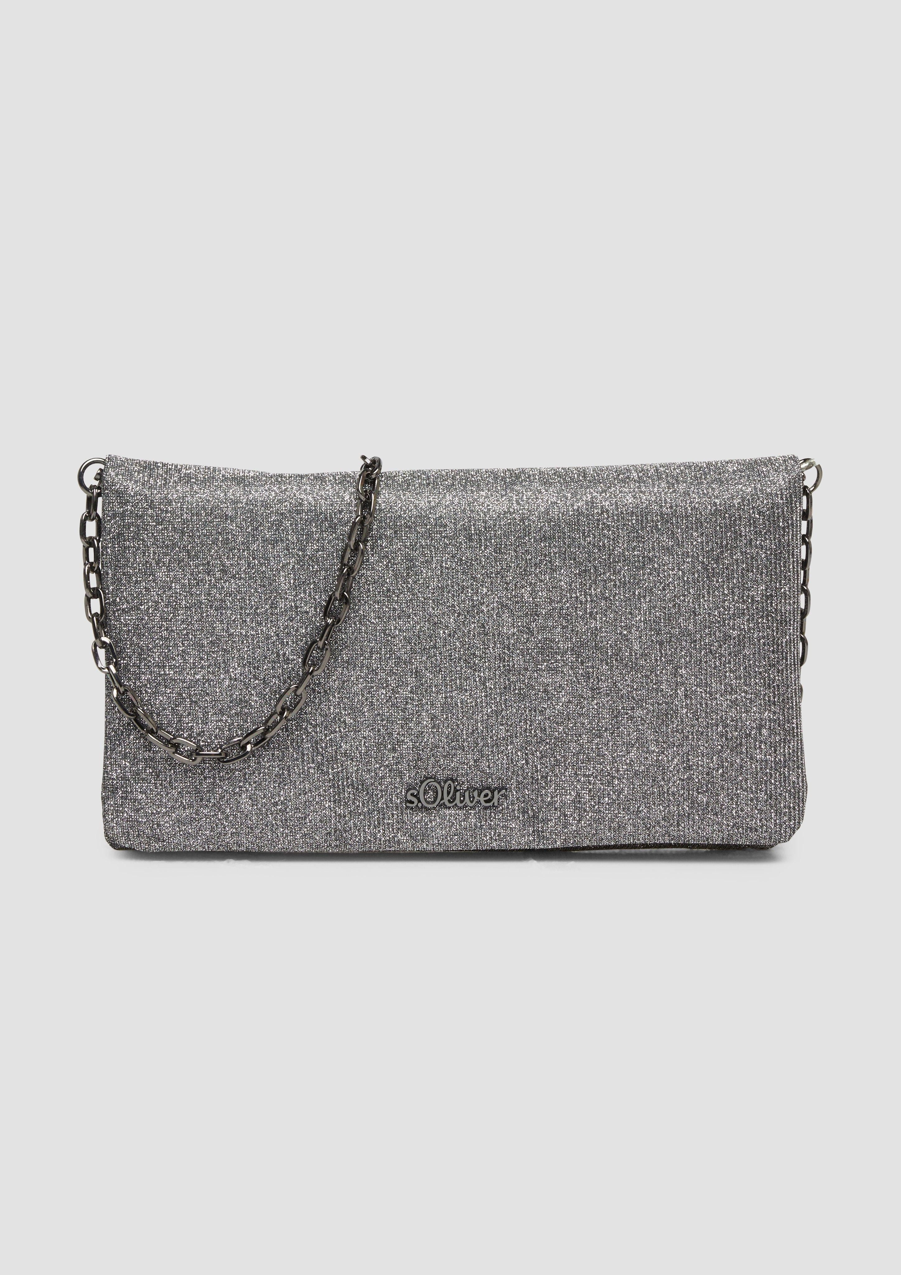 s.Oliver Tragetasche Clutch in schimmernder Optik, günstig online kaufen