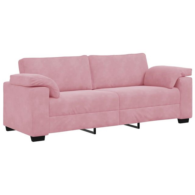 vidaXL Sofa 3-Sitzer-Sofa Rosa 178 cm Samt günstig online kaufen