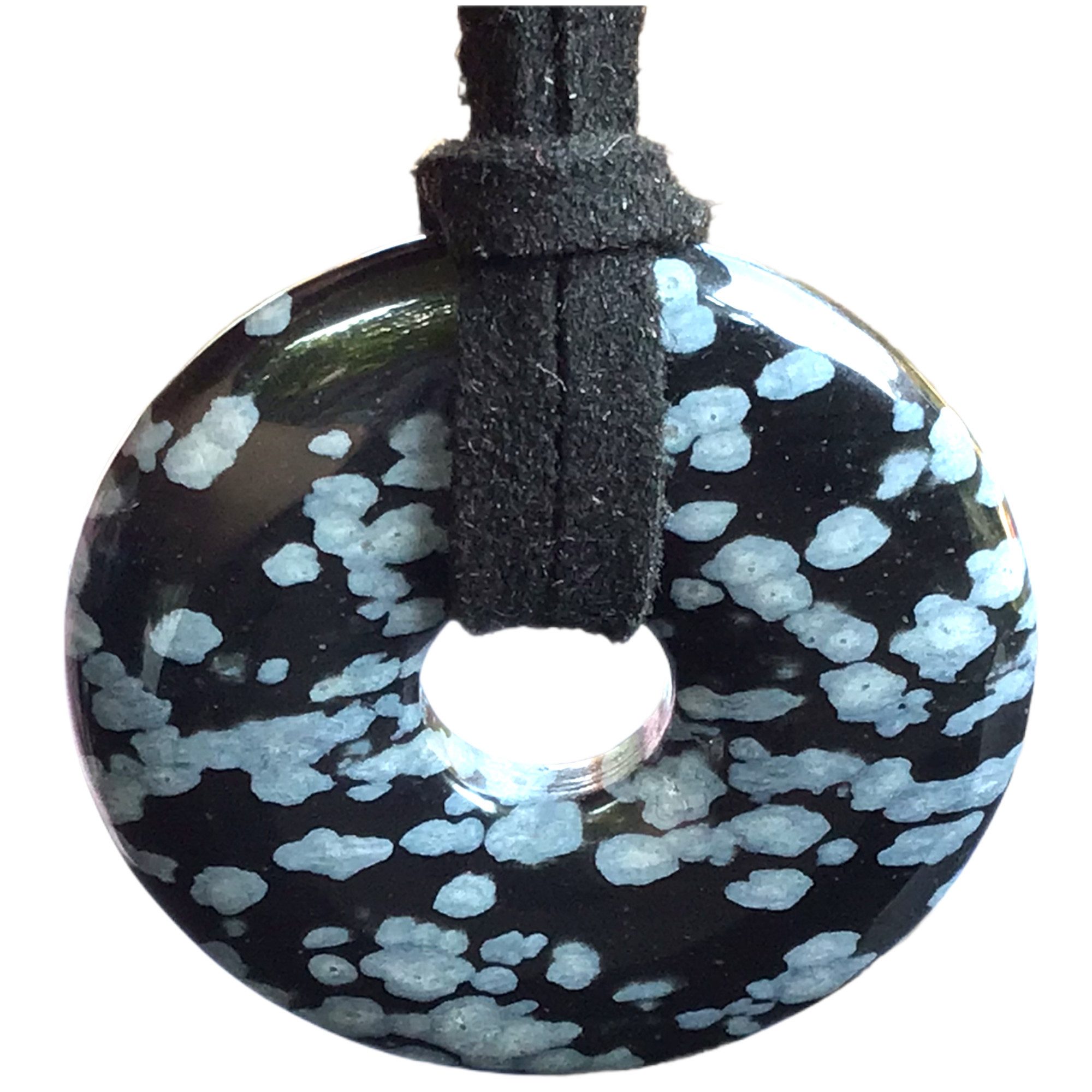 Steinfixx® Lange Kette echter Edelsteindonut 30 günstig online kaufen