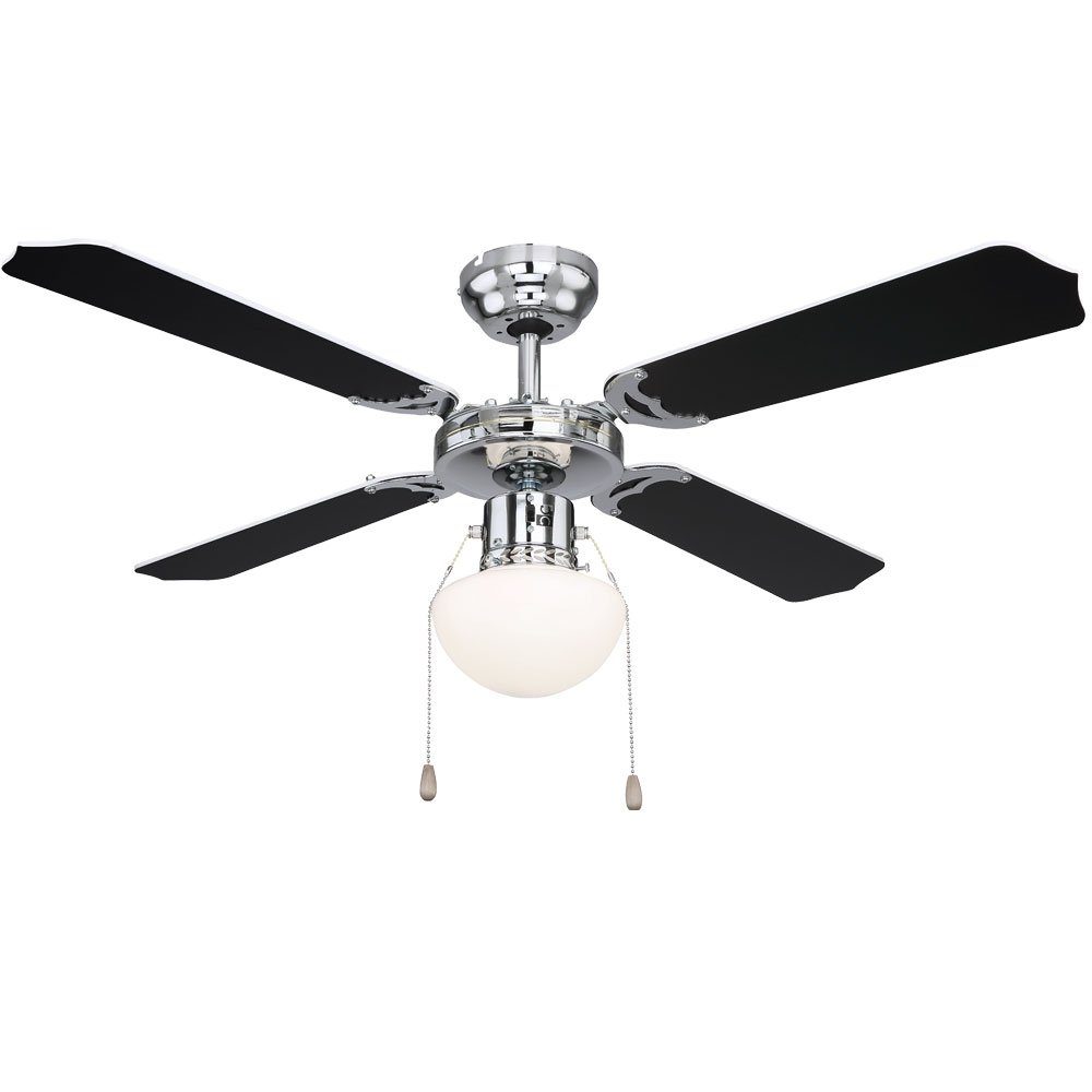 GLOBO LIGHTING Deckenventilator, Deckenventilator Deckenlampe Zugschalter günstig online kaufen