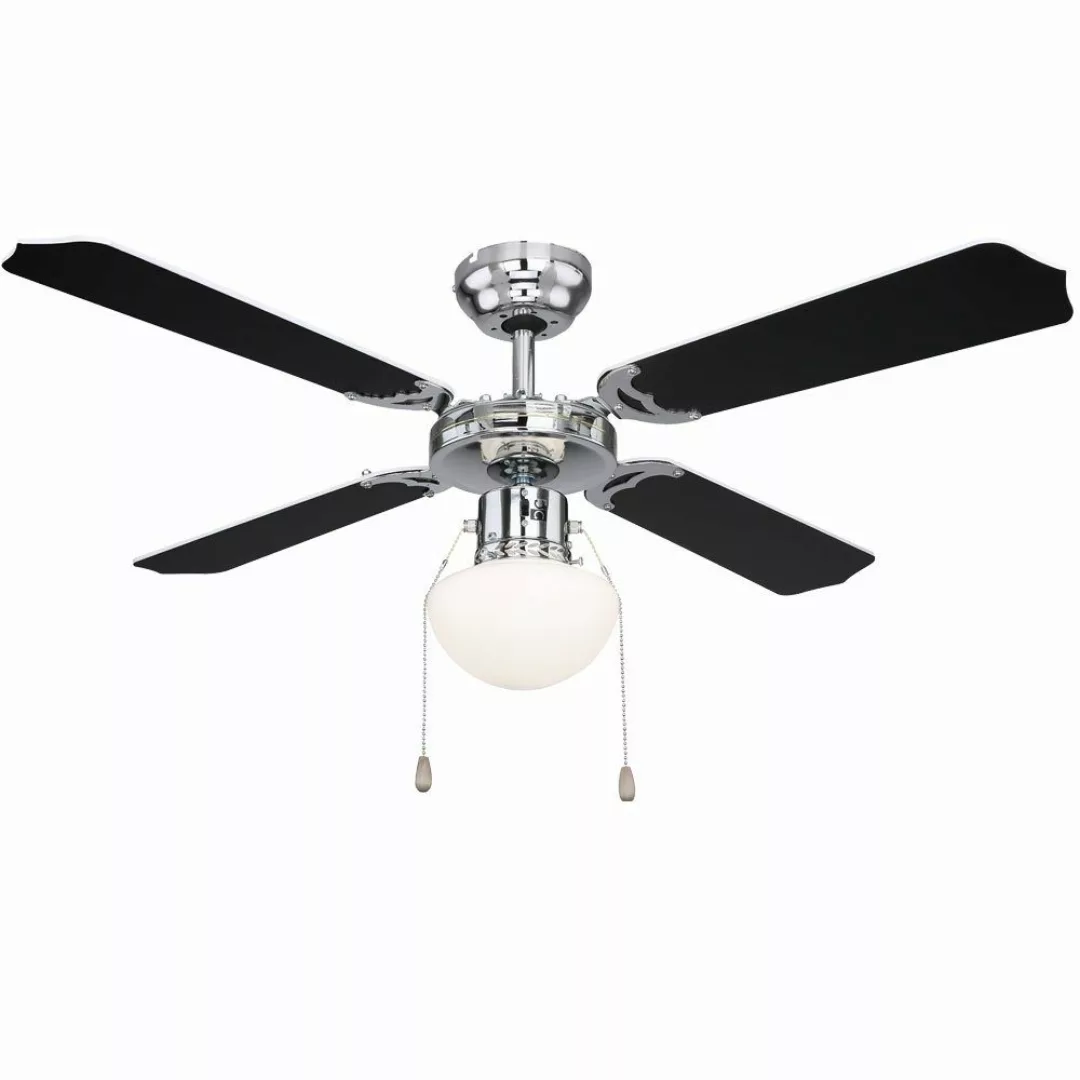 GLOBO LIGHTING Deckenventilator, Deckenventilator Deckenlampe Zugschalter günstig online kaufen