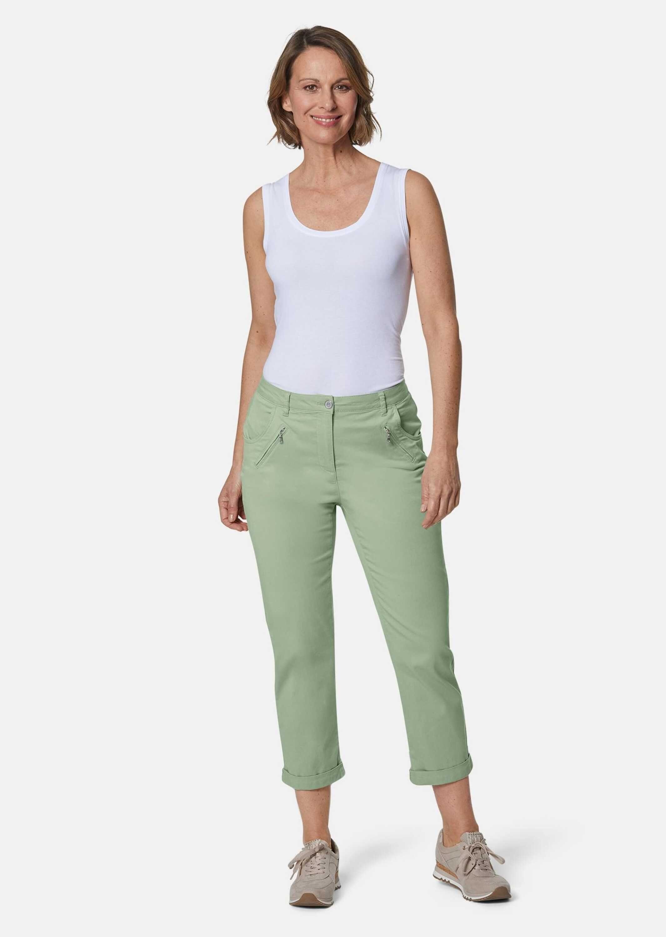 GOLDNER 7/8-Caprijeans Lässige Chinohose mit weichem günstig online kaufen