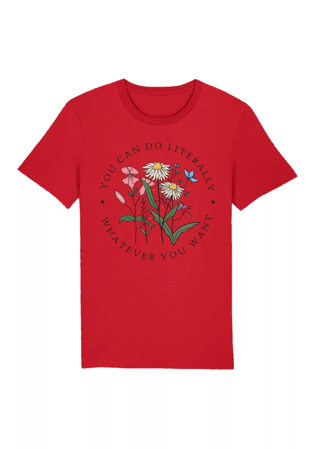 F4NT4STIC T-Shirt "Blumen you can to literally whatever you want", Premium günstig online kaufen