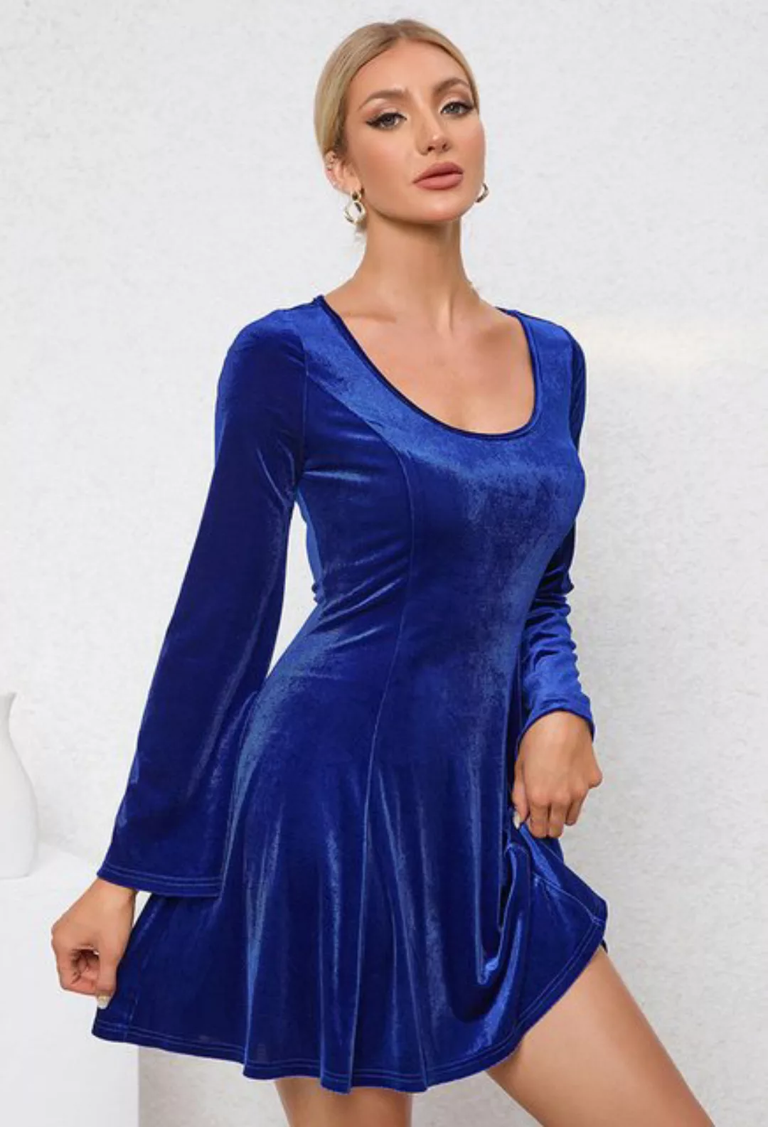 CHENIN Wickelkleid Elegantes Bankettkleid für Damen mit taillierten Glocken günstig online kaufen