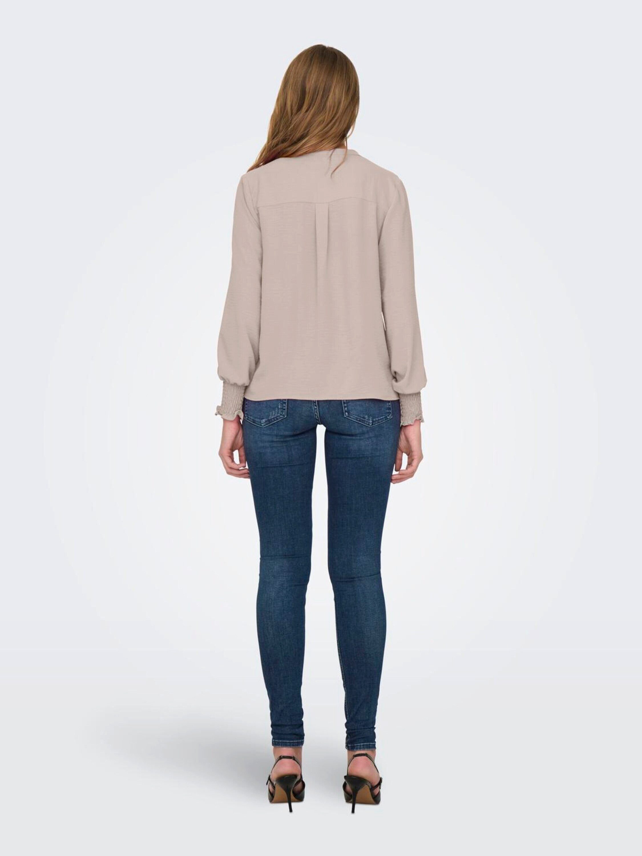 ONLY Langarmbluse ONLMette (1-tlg) Drapiert/gerafft günstig online kaufen