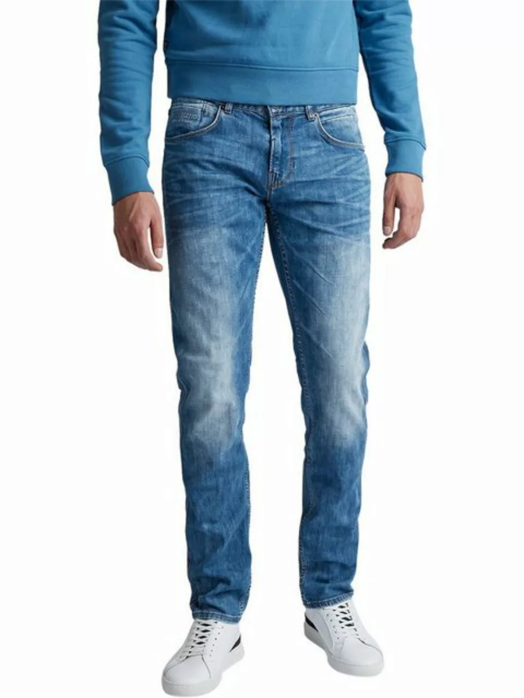 PME Legend Herren Jeans NIGHTFLIGHT - Regular Fit - Blau - Medium Blue günstig online kaufen