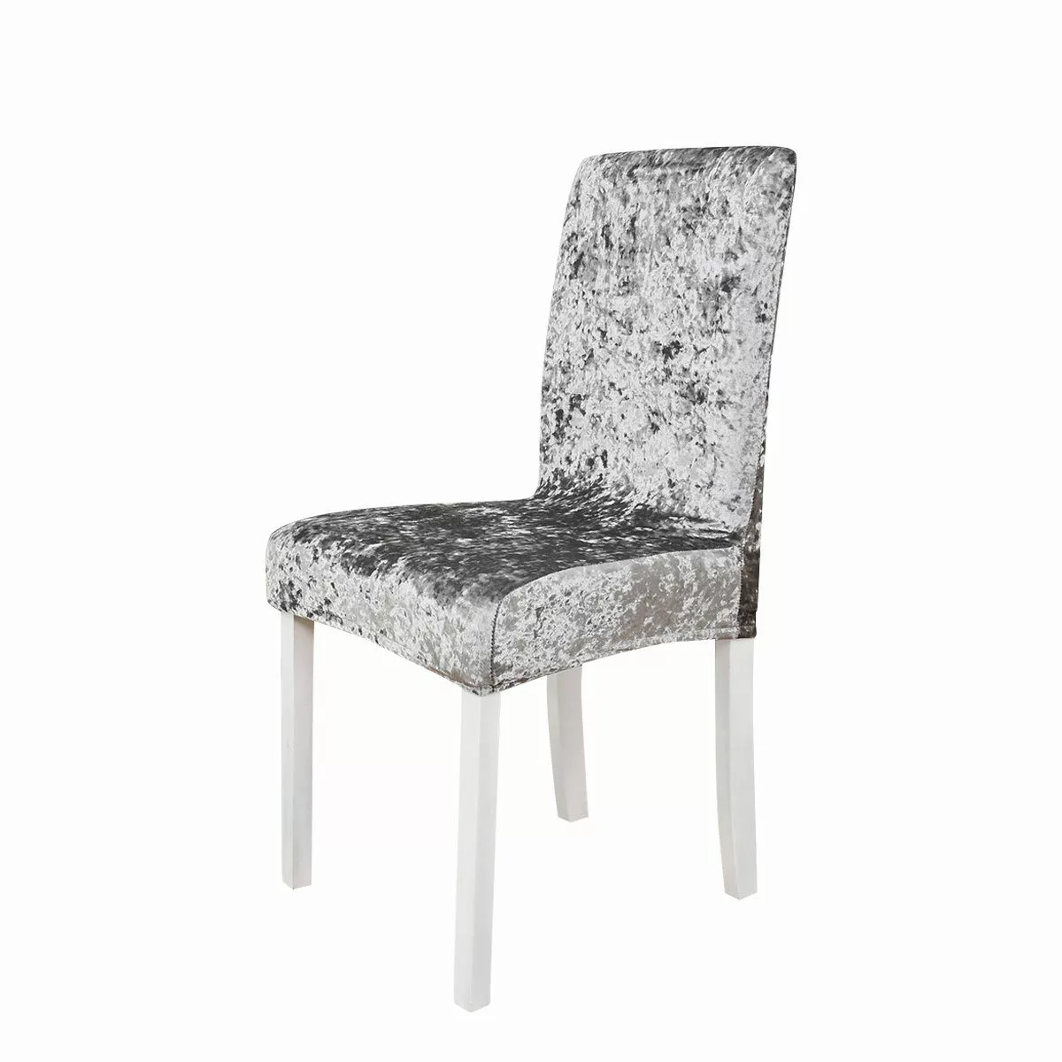 Rosnek Stuhlhusse Stuhlüberzug,Stretch Samt,für Hochzeit Esszimmer günstig online kaufen