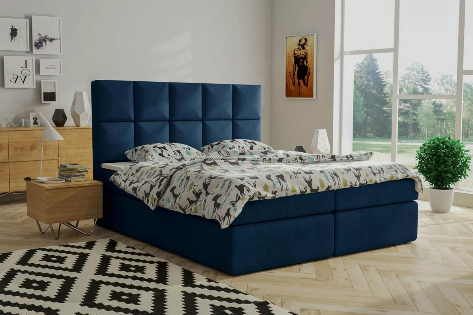 99rooms Boxspringbett Spirit (Schlafzimmerbett, Bett), Design günstig online kaufen