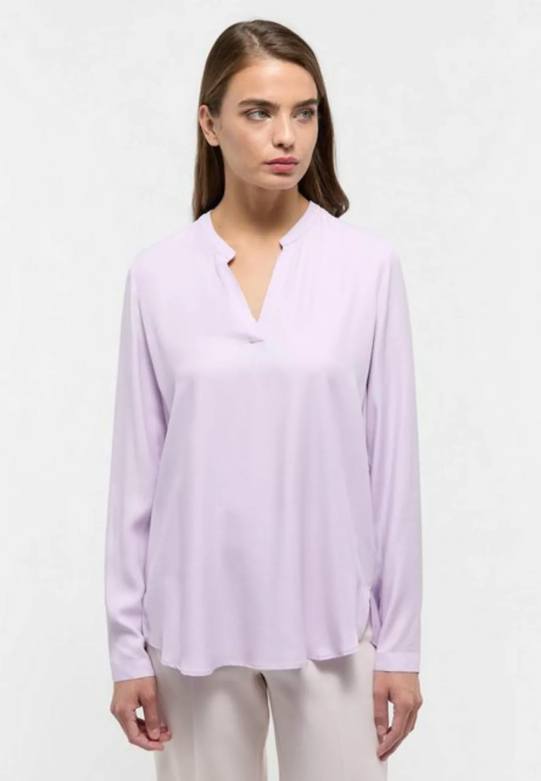 Eterna Blusentop Viscose Shirt Bluse Viskose Langarm günstig online kaufen